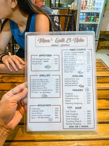 【菲律賓|巴拉望】20240209:晚餐Maa's Gril IMG_2545