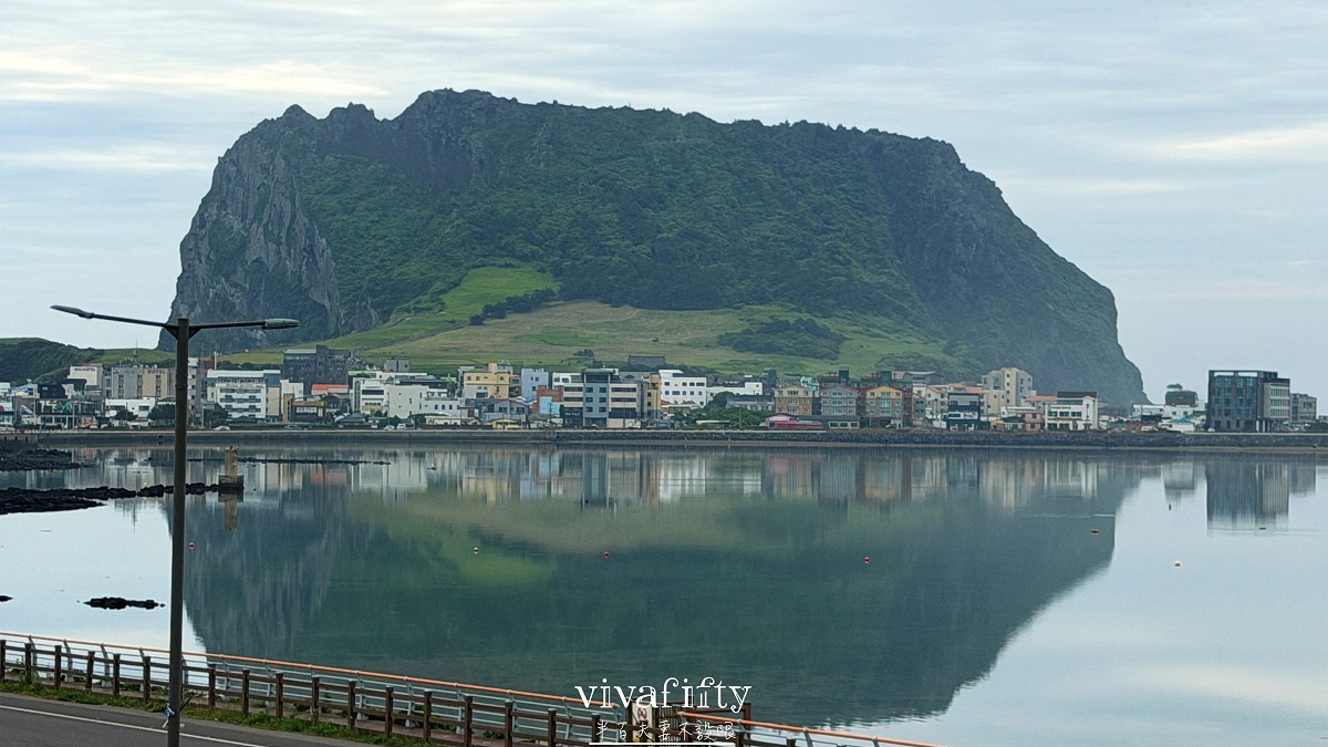 濟州島城山日出峰景色