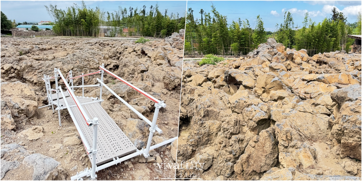 濟州島世界自然遺產萬丈窟的熔岩地質公園景觀與室內展館設施